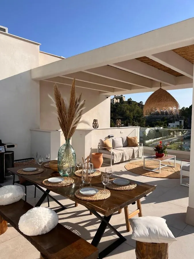 Tropical Penthouse With Big Roof Terrace Apartment Malaga